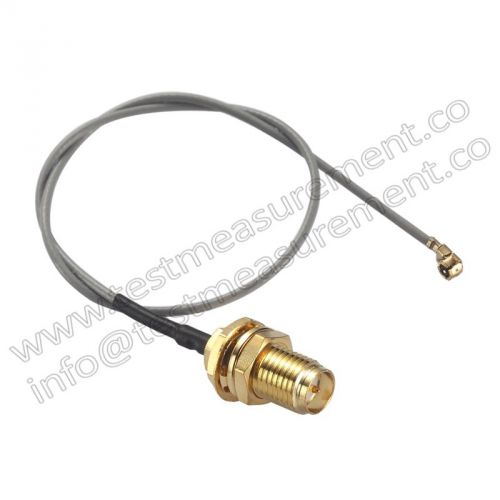 5pcs ipex ufl pigtail cable assemblies u.fl plug to rp-sma jack 200mm rp sma fem for sale