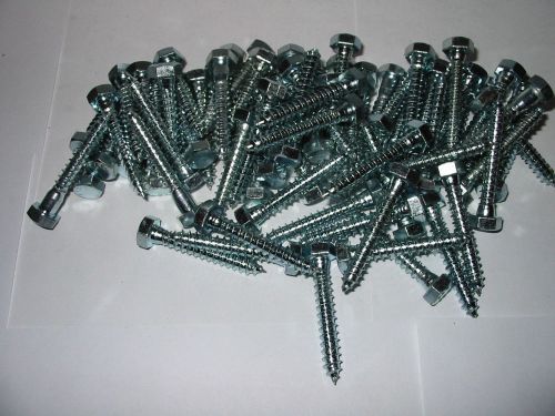 Zinc hex head  lag screw bolt 5/16&#034; x 2&#034; - 78/pcs for sale