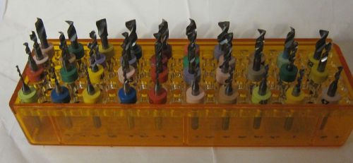 37 micro carbide drills /watchmakers, machinists/gunsmiths #60 to #8 for sale
