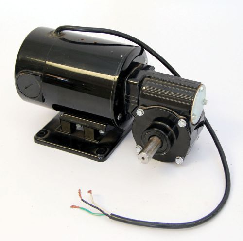 Bodine 42A4BEPM-5L gearmotor 130V DC 1/6 HP 30:1 Ratio Gear Motor