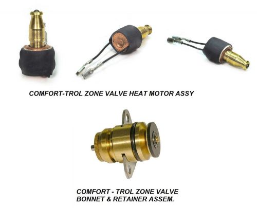 3 BELL AND GOSSETT V01370 HEAT MOTOR ASSY &amp; 3 BONNETT &amp; RETAINER ASSY V01372 NEW