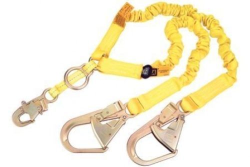 Dbi/sala safety rope climbing shockwave2 steel hooks dring y stretch lanyard for sale