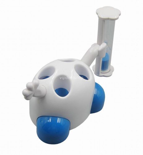 New Lovely Cartoon Style 4-Hole Toothbrush Holder With Hourglass G109