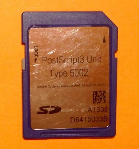 ~Ricoh PostScript3 Unit Type 5002 EDP CODE 416149 MP5002 MP4002