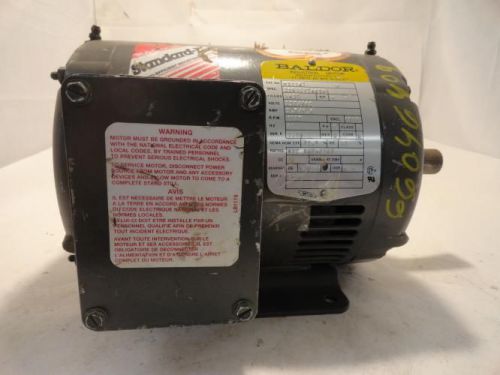 154658 Used, Baldor M3116T Motor, 1HP, 230/460V, 1725RPM, 3PH