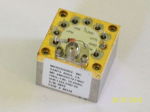 MICROSOURCE Yig microwave oscillator 2 - 10 ghz Rohde Schwarz R&amp;S spare  part #2