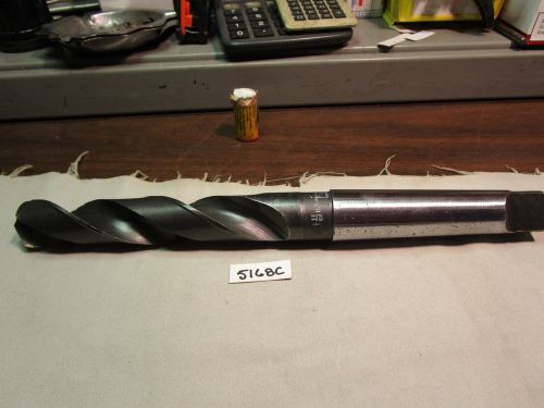 (#5168C) Resharpened USA Made 1-11/64 Inch Morse Taper Shank Drill
