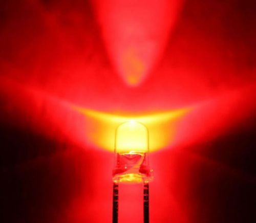 50pcs 3mm MEGA BRIGHT Red LED Lamp 10,000mcd  **US BASED**