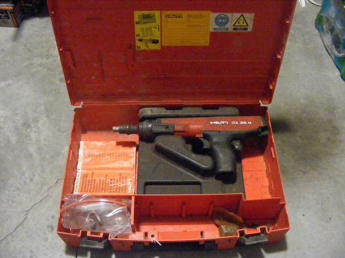 HILTI DX36M Powder Actuated Fastening Nail Gun Tool Kit