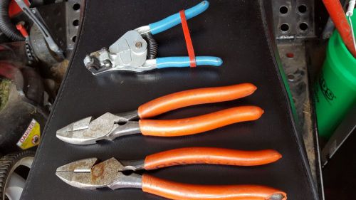 klien tools lineman pliers and Ideal Stripmaster Wire Stripper