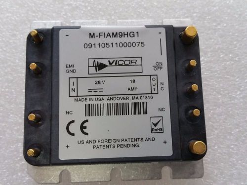 Vicor m-fiam9hg1 28v 500 w dc-dc reg pwr supply module, new in original pack for sale