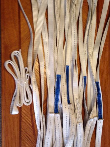 12 - lifting strap - tow strap - web sling  1&#034;x8&#039; for sale