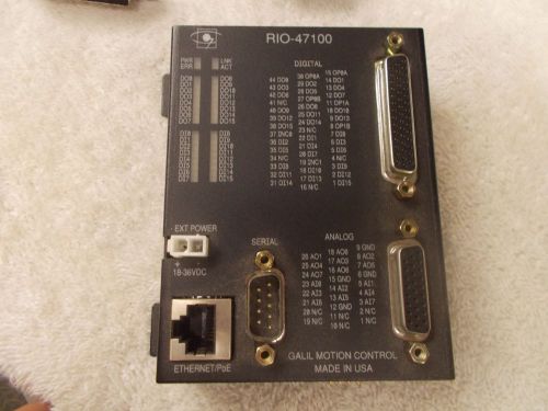 Galil Motion Control RIO-47100 with Daughter Boards Used Ethernet POE