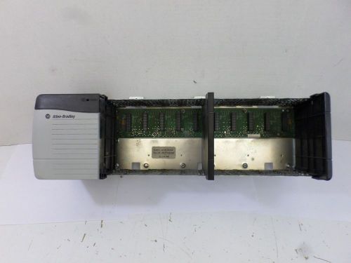 Allen-bradley 1756-pa72/c ac power supply with 1756-a10 b 10 slot rack good for sale