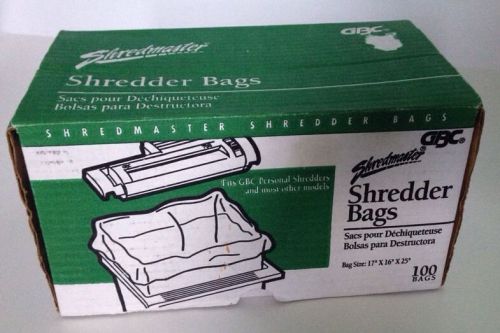 Swingline personal shredder 100 bags clear swi1765016 17x16x25 for sale
