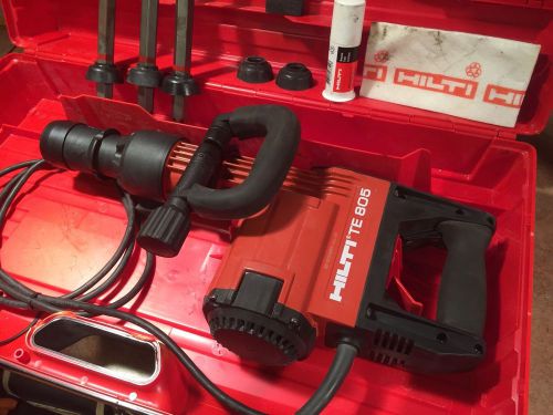 Hilti Te805 Demolition Jack Hammer Tool Used One Small Project Amazing W/ Extras