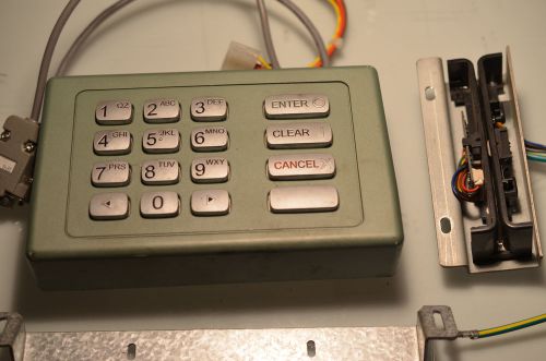 Keypad Card Swipe MINI BANK 1000 ATM MAGNETIC CARD READER JSR1000 EPP5000K