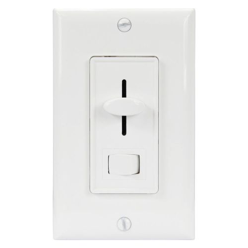 2pk enerlites 59302 universal light dimmer switches for dimmable led/cfl white for sale