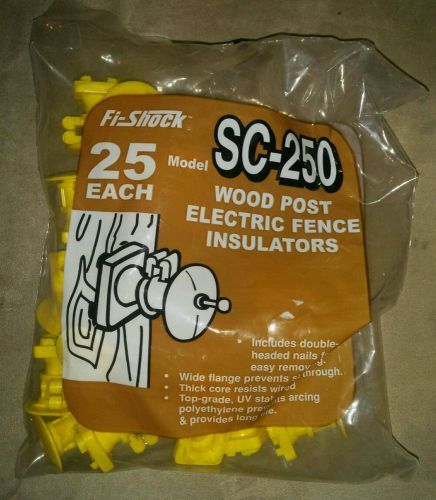 SC 250 Electric Fence Insulators Wood for wood fence post