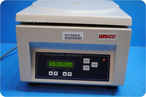 Unico powerspin m24 (c-m24) 3400 rpm centrifuge @ (115200) for sale