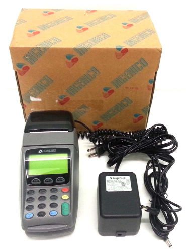 Ingenico elite 712 countertop eft terminal integrated pin pad, with power supply for sale