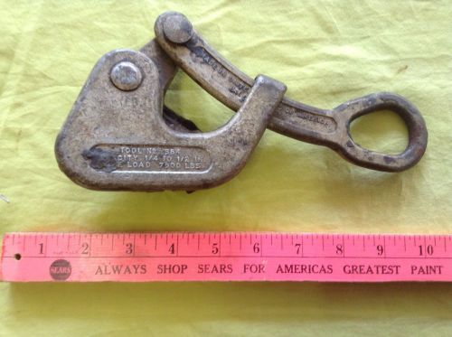 (lot1045)vintage crescent no. 384 1/4in.-1/2in. cable/rope/wire puller clamp for sale