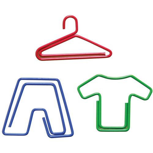 Paper Clips Carded-Laundry Shaped(hanger,pants,shirts)20/Pk 085288243103
