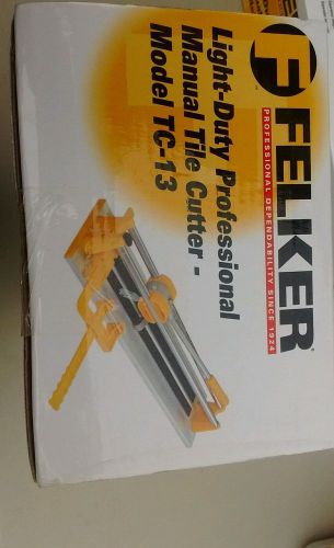 NEW - Husqvarna Felker -  TC-13 Manual Tile Cutter