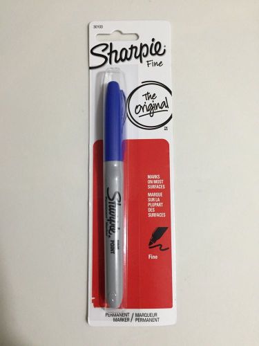 Sharpie Blue Fine Point Permanent Marker 1 Pack