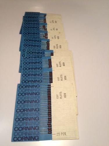 9 Packs of 25 Transistors RL07S 122G Corning New Old Stock