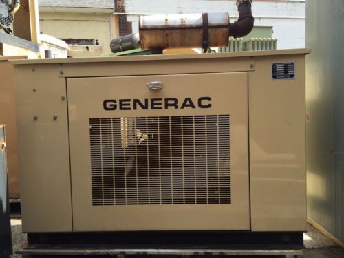Generac, 20 kw,generator,natural gas/propane,working 1034 hrs, liquid cooling. for sale
