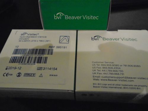 Beaver-Visitec CANNULA HYDROEXPRESSION CORYDON 0.40MM 10 IN BOX   STERILE SEALED
