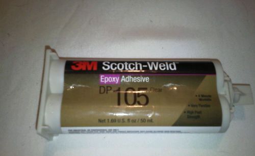 3M Scotch-Weld Epoxy Adhesive DP105 Clear, 1.7 oz (Pack of 1)