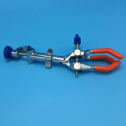 Three prong lab clamp retort stand bosshead clamp large size swivel for sale