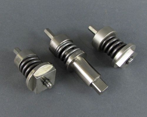 Lot of (3) Shimpo Spring Run Down Adapter Set - 1/4&#034; Hex