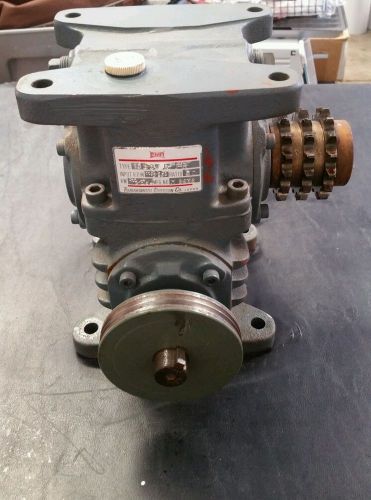 TSUBAKIMOTO EMERSON EMR 60:1 RATIO REDUCER ED30W B 1-R