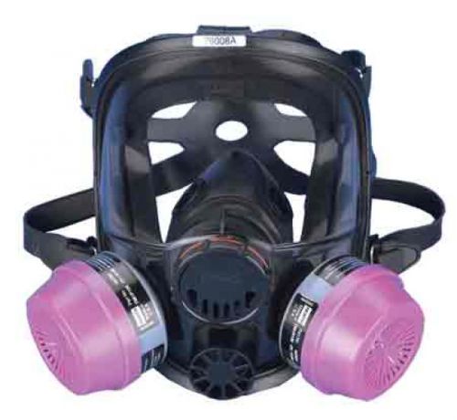 North by honeywell z760008a  7600 full face respirator, m/l+++ four sets filters for sale