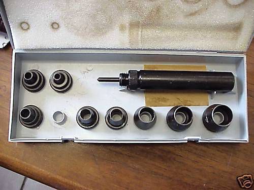 GASKET PUNCH SET , MADE BY GENERAL , TOOLS 9 PIECE