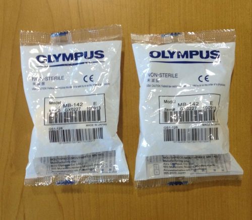 2 New Olympus MB-142 GX0227 Bite Blocks - Reusable, Standard