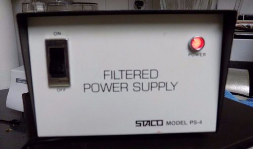 STACO MODEL PS-4 13 8 VDC POWER SUPPLY IN GOOD CONDITION! 4 AMP DC POWER SUPPLY!