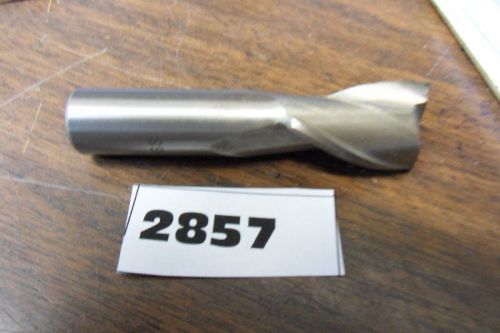 1&#034; X 3/4&#034; SHANK 2 FLUTE M2 HIGH SPEED END MILL NEW