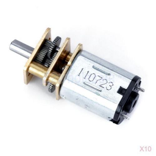 10pcs dc3-6v 40 ±10%rpm short shaft torque gear reducer motor electric gearbox for sale