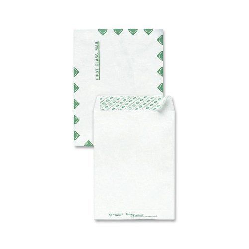 NEW Tyvek Open-End Envelopes  1st Class  10 x 13 Inches  100/Box  White