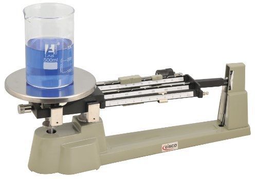 Eisco labs triple beam balance, 610g capacity, 0.1g sensitivity for sale