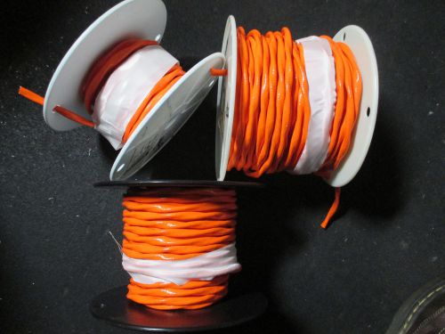 M22759/11-12-2 Silver Plated Teflon Wire Orange 12 AWG 600V CHECK LENGTH