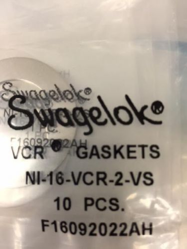 Brand new swagelok NI-16-VCR-2-VS VCR gasket retainer fitting (10 gaskets)