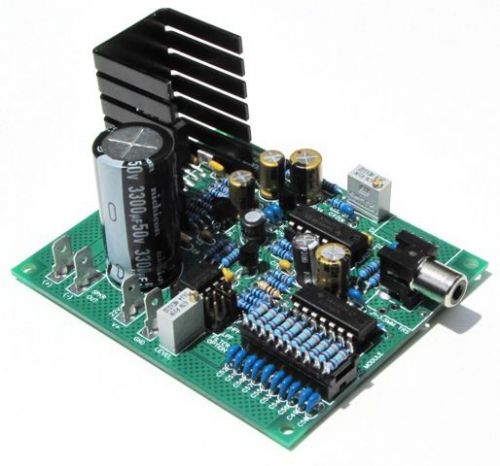 Audio amplifier, 100w w/ optional linkwitz-riley filter - electronic kit for sale