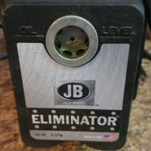 JB Eliminator DV - 4E 4  CFM never used vacuum pump