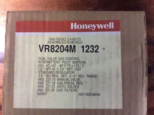 Honeywell gas control valve vr8204m2132 for sale