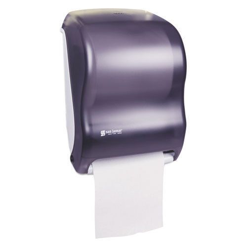 Electronic touchless roll towel dispenser, 11 3/4 x 9 x 15 1/2, black for sale